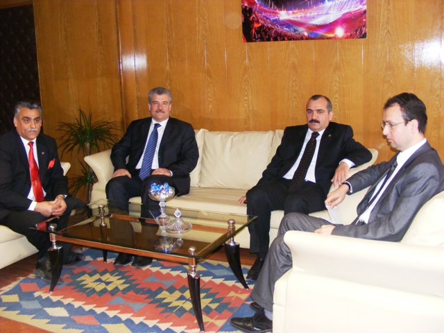 GENÇLİK VE SPOR GENEL MÜDÜRÜ YUNUS AKGÜL MAKAMINDA ZİYARET EDİLDİ