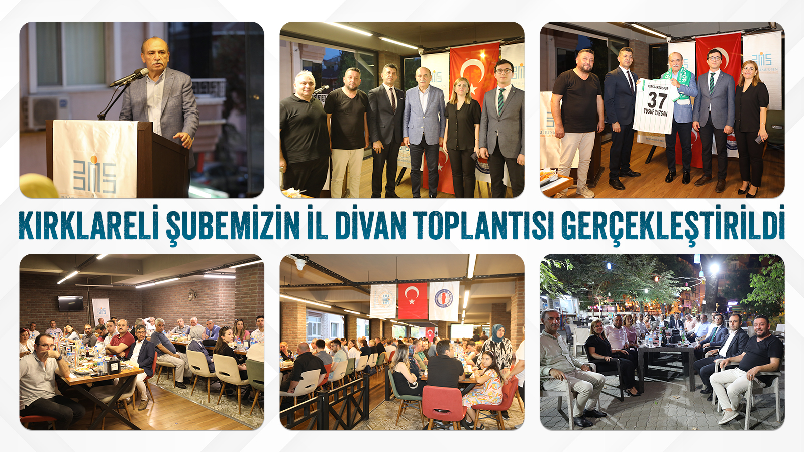 KIRKLARELİ ŞUBEMİZİN İL DİVAN TOPLANTISI GERÇEKLEŞTİRİLDİ