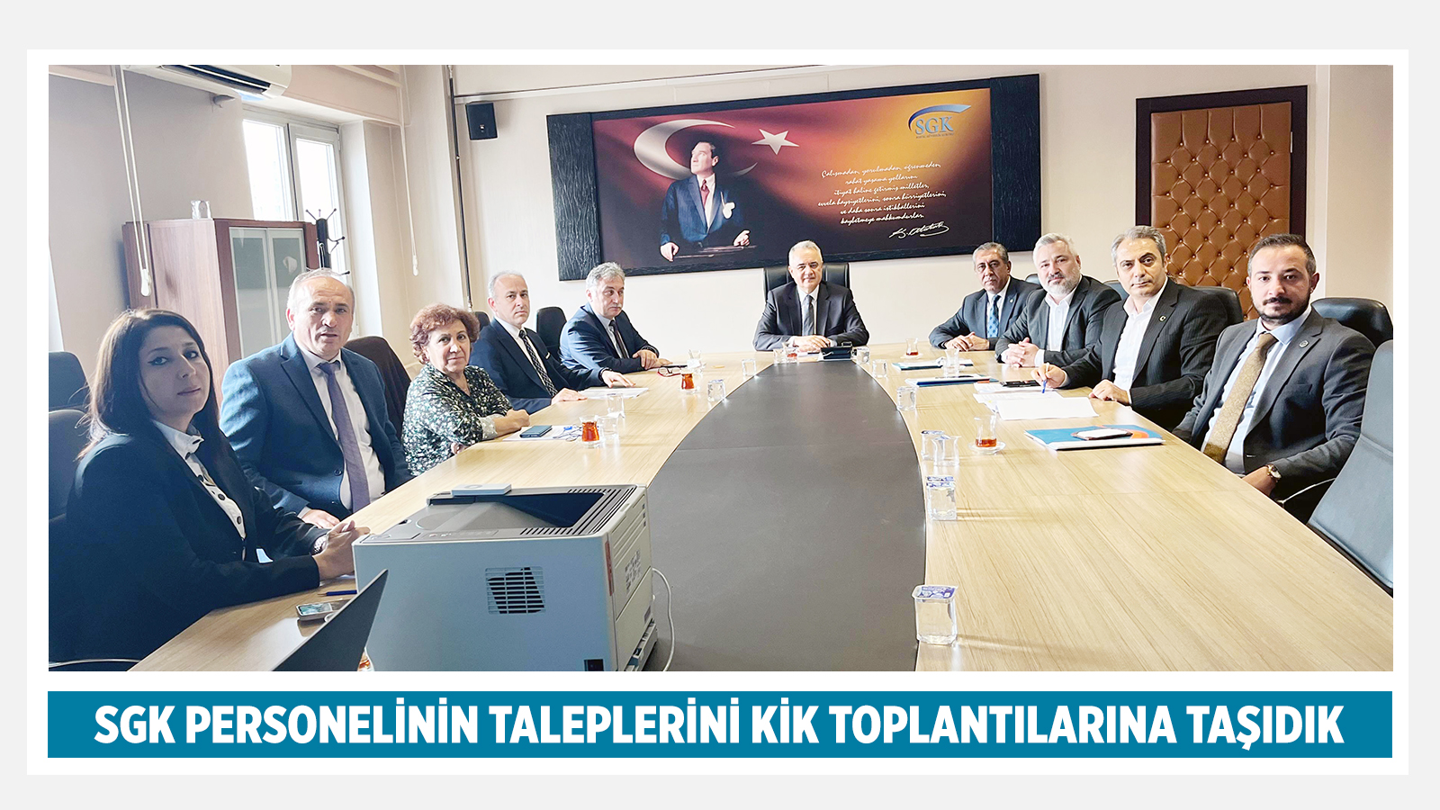 SGK PERSONELİNİN TALEPLERİNİ KİK TOPLANTILARINA TAŞIDIK
