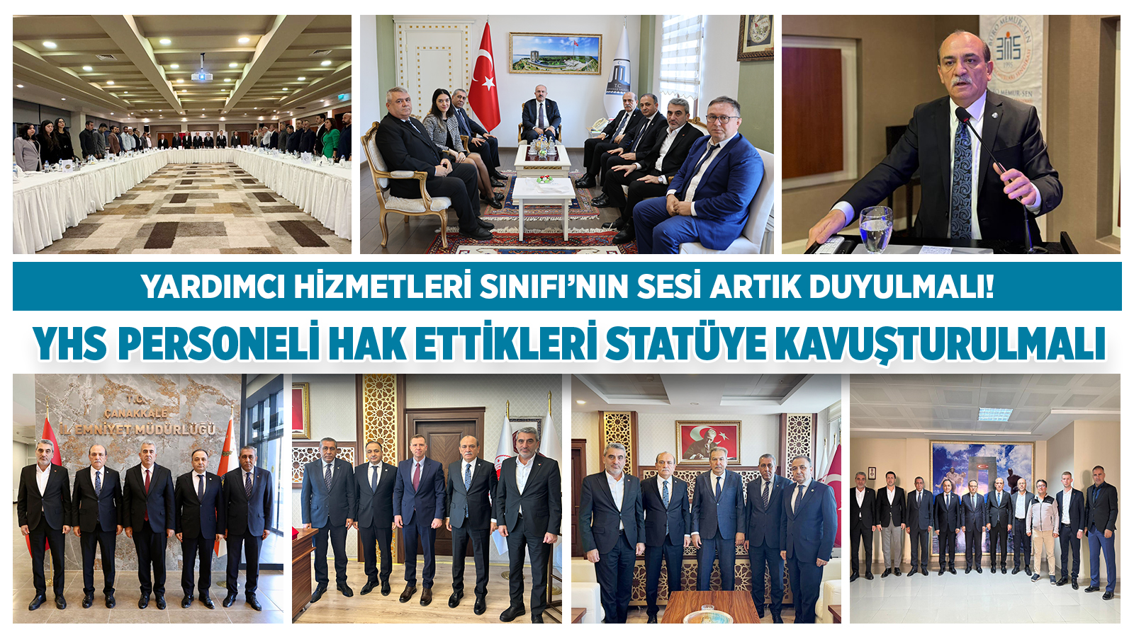 YARDIMCI HİZMETLERİ SINIFI’NIN SESİ ARTIK DUYULMALI! YHS PERSONELİ HAK ETTİKLERİ STATÜYE KAVUŞTURULMALI