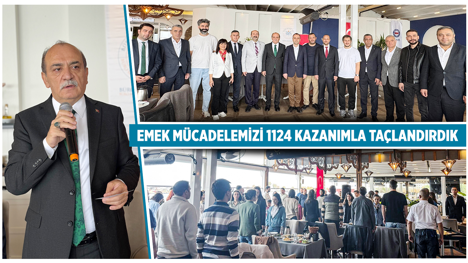 EMEK MÜCADELEMİZİ 1124 KAZANIMLA TAÇLANDIRDIK
