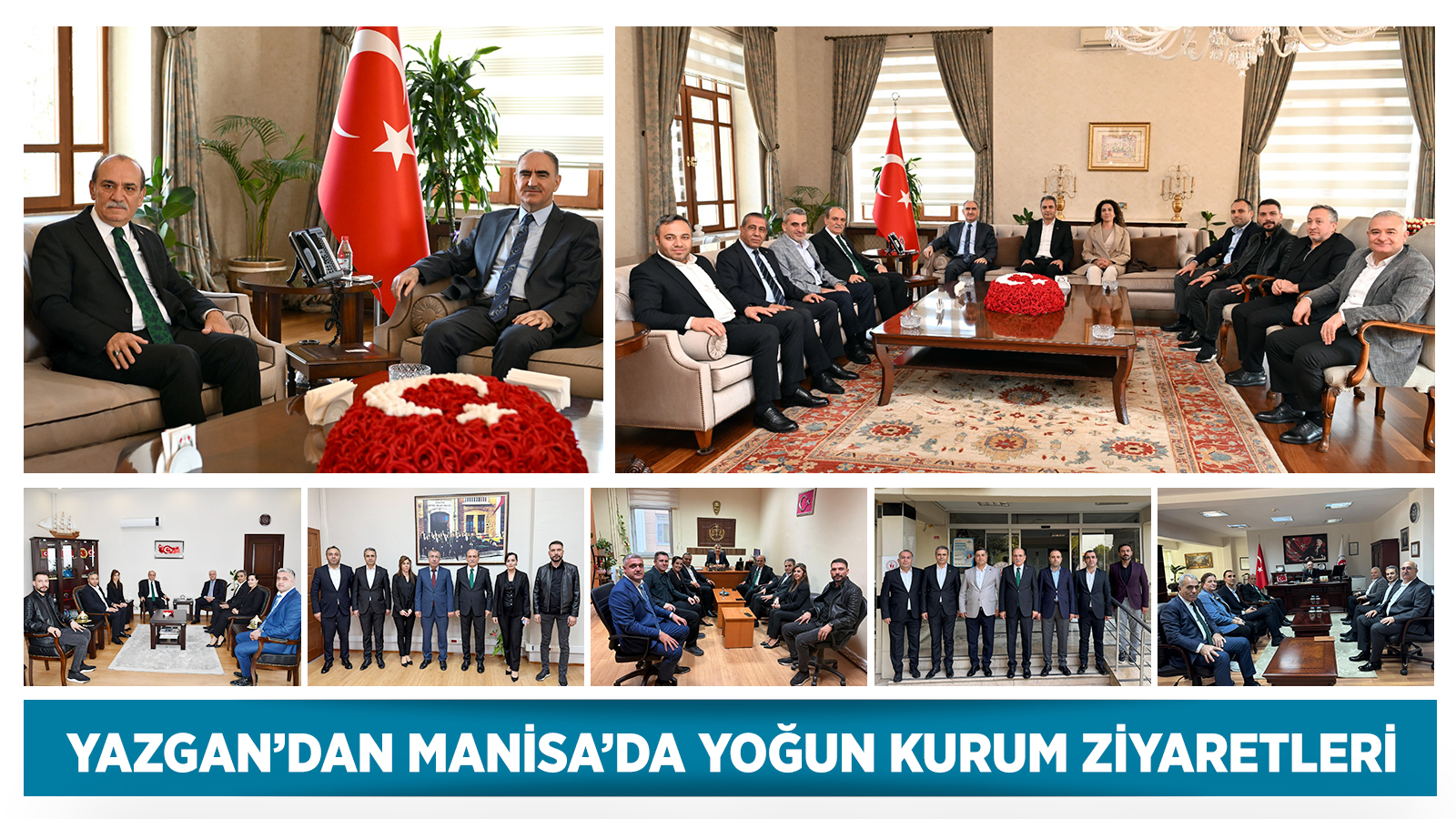 YAZGAN’DAN MANİSA’DA YOĞUN KURUM ZİYARETLERİ