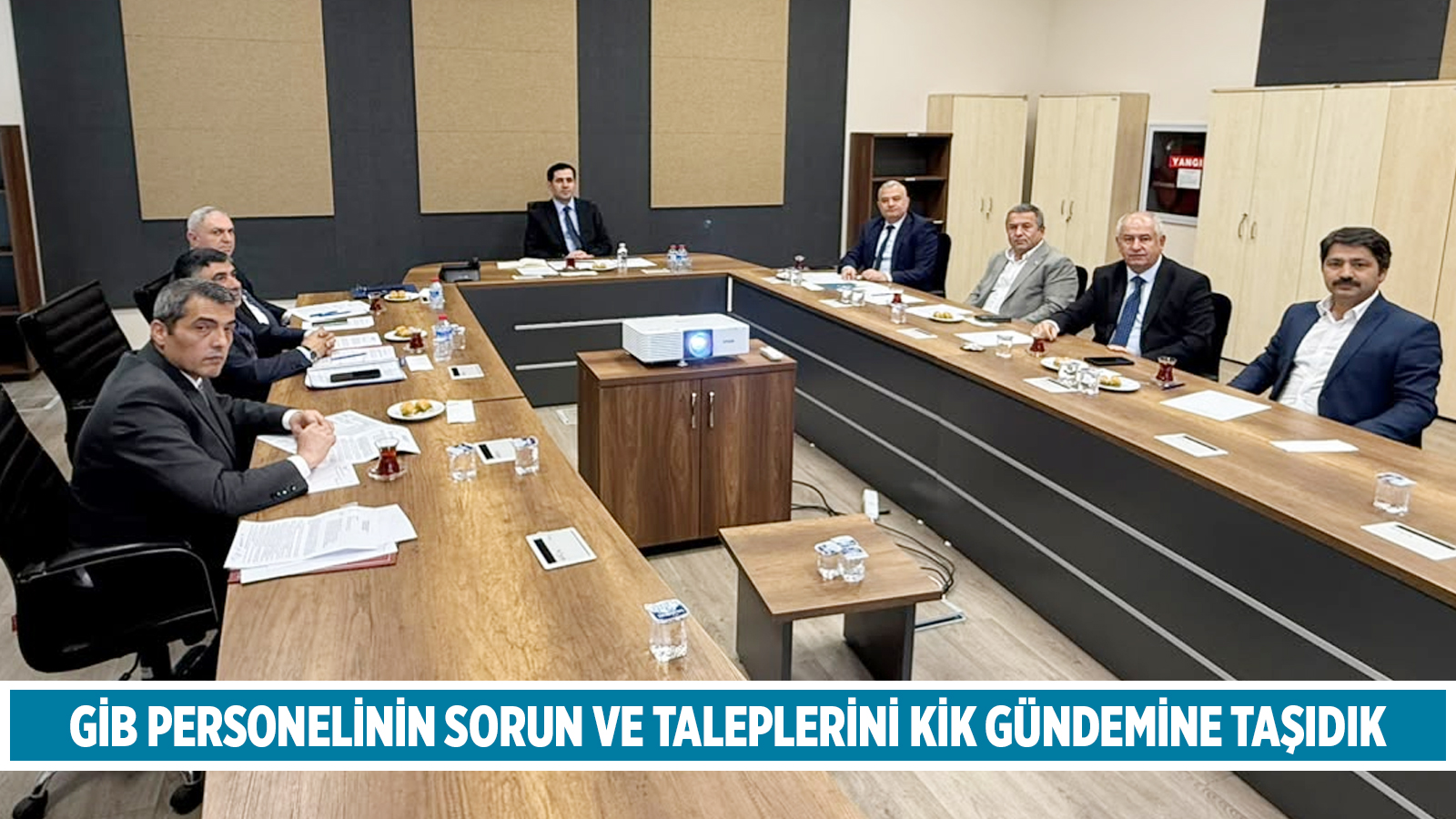 GİB PERSONELİNİN SORUN VE TALEPLERİNİ KİK GÜNDEMİNE TAŞIDIK