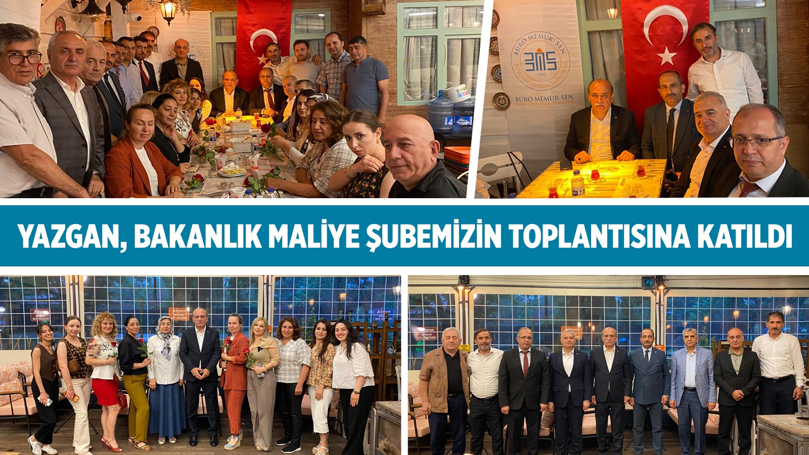 GENEL BAŞKANIMIZ YUSUF YAZGAN, BAKANLIK MALİYE ŞUBEMİZİN TOPLANTISINA KATILDI