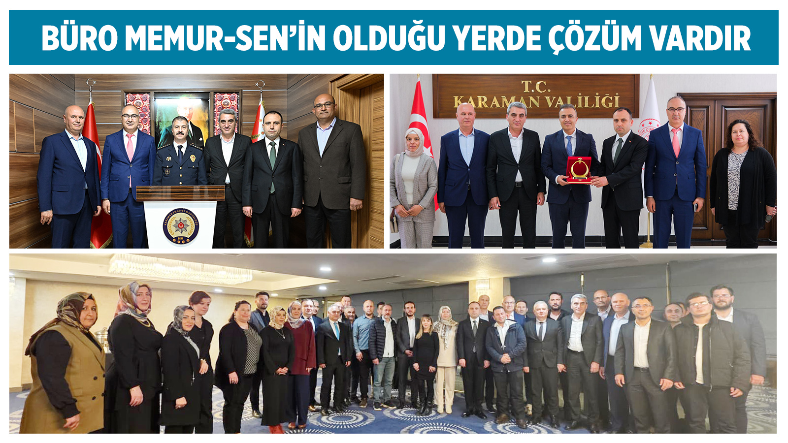 BÜRO MEMUR-SEN’İN OLDUĞU YERDE ÇÖZÜM VARDIR