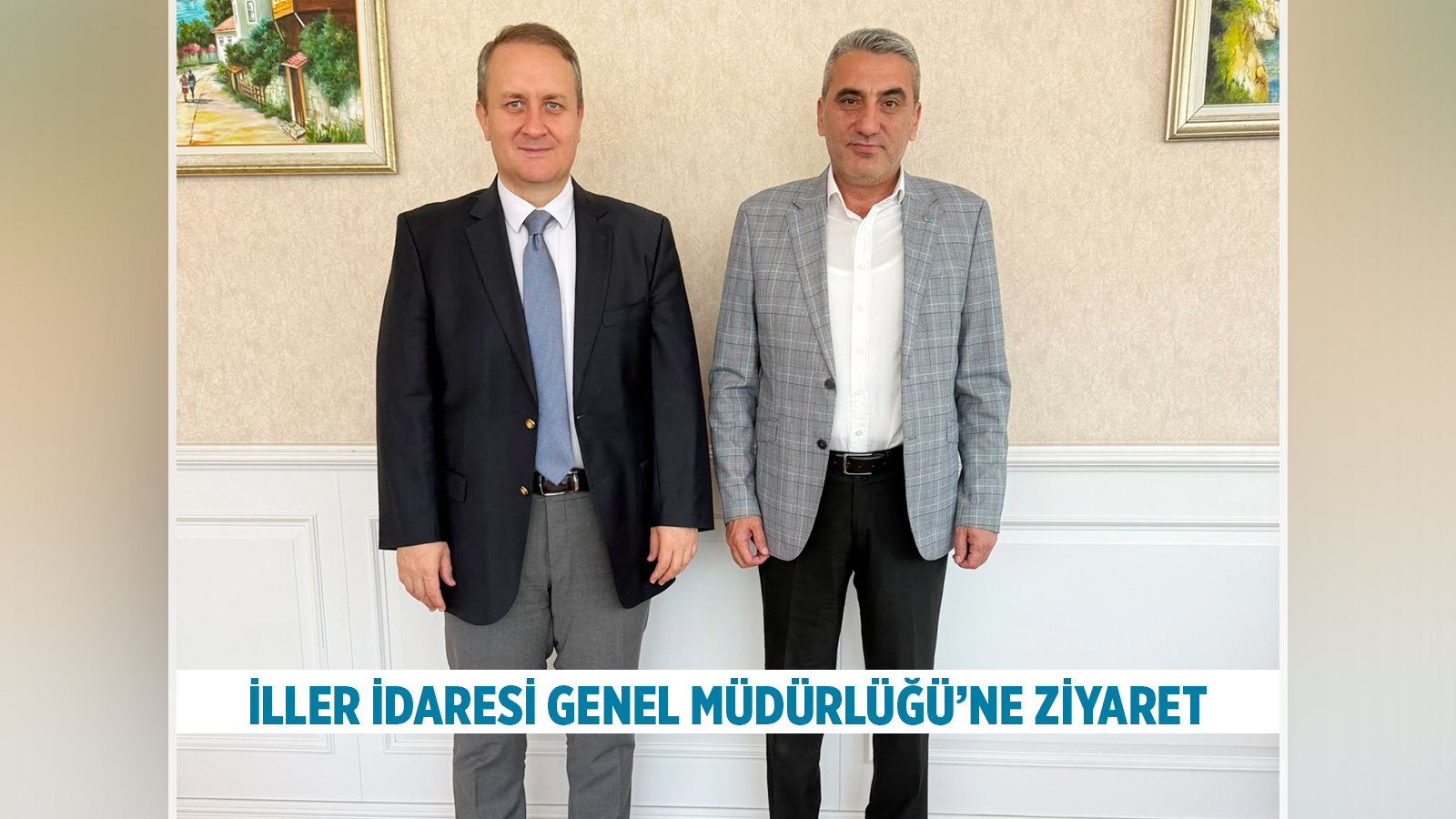 GENEL BAŞKAN YARDIMCIMIZ CEMAL ÜSTÜN’DEN İLLER İDARESİ GENEL MÜDÜR YARDIMCISI VE 112 ACİL ÇAĞRI MERKEZLERİNDEN SORUMLU GENEL MÜDÜR YARDIMCISI TARIK BAHADIR’A ZİYARET