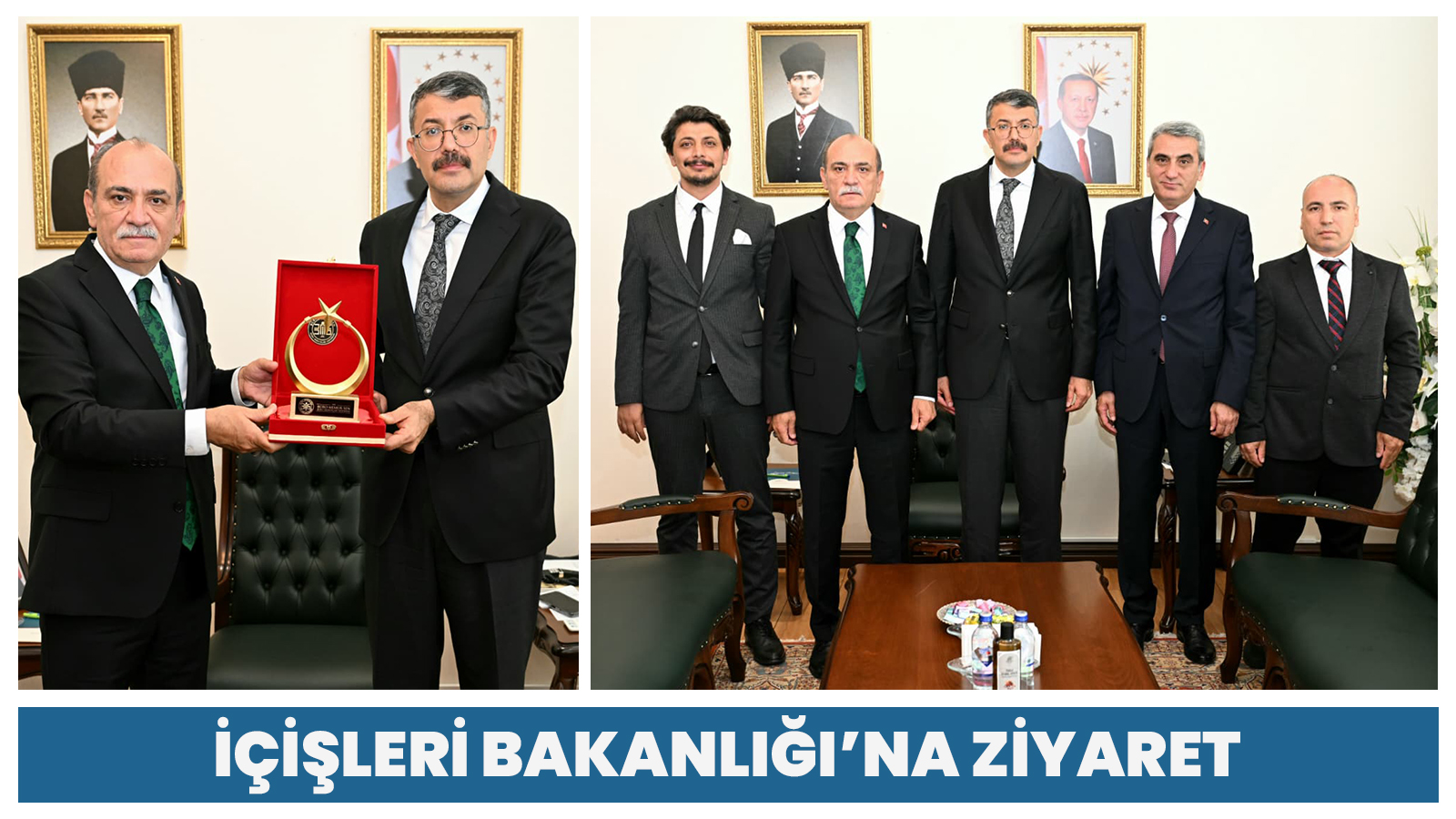 İÇİŞLERİ BAKANLIĞI’NA ZİYARET