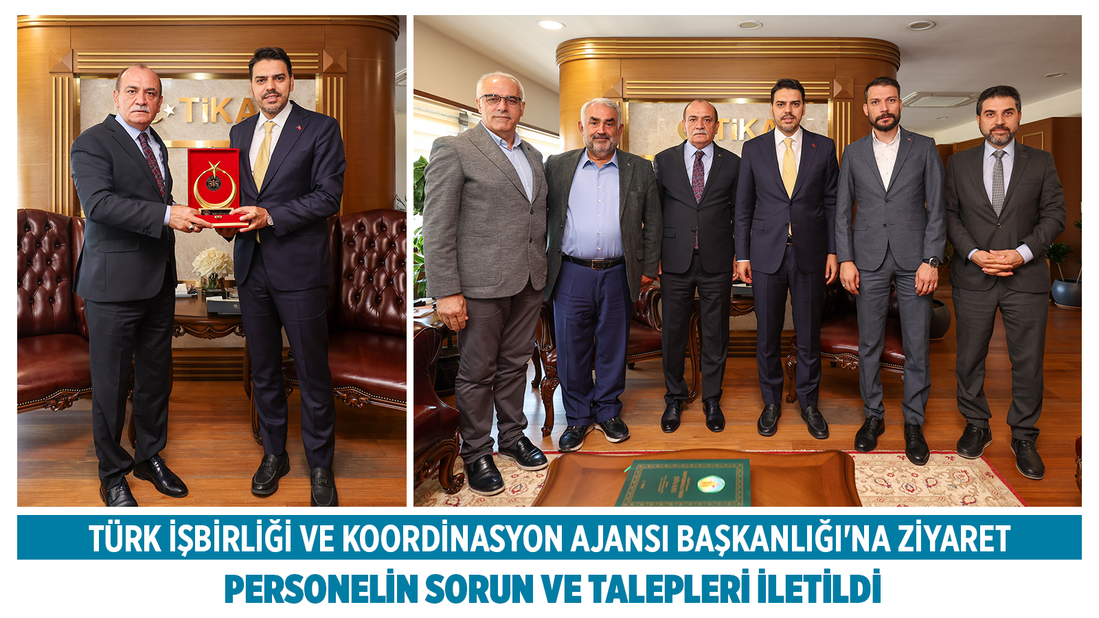 TÜRK İŞBİRLİĞİ VE KOORDİNASYON AJANSI BAŞKANLIĞI'NA (TİKA) "HAYIRLI OLSUN" ZİYARETİ
