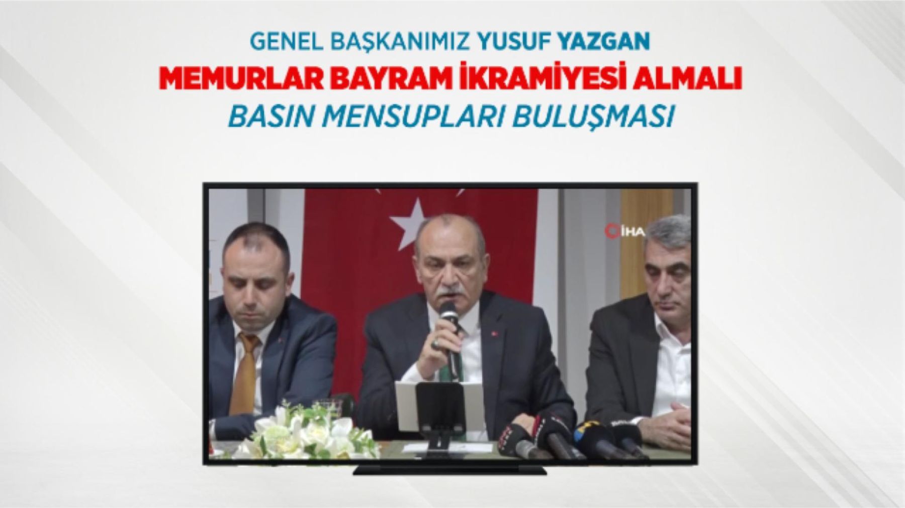 GENEL BAŞKANIMIZ YUSUF YAZGAN, BASIN MENSUPLARIYLA BİR ARAYA GELDİ