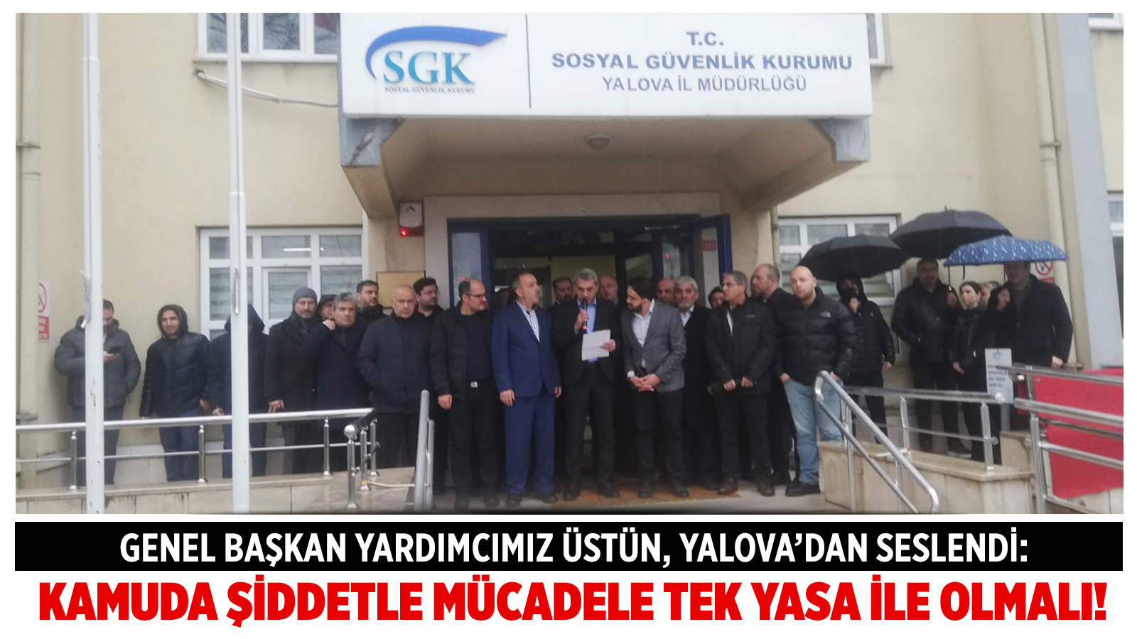 KAMUDA ŞİDDETLE MÜCADELE TEK YASA İLE OLMALI!