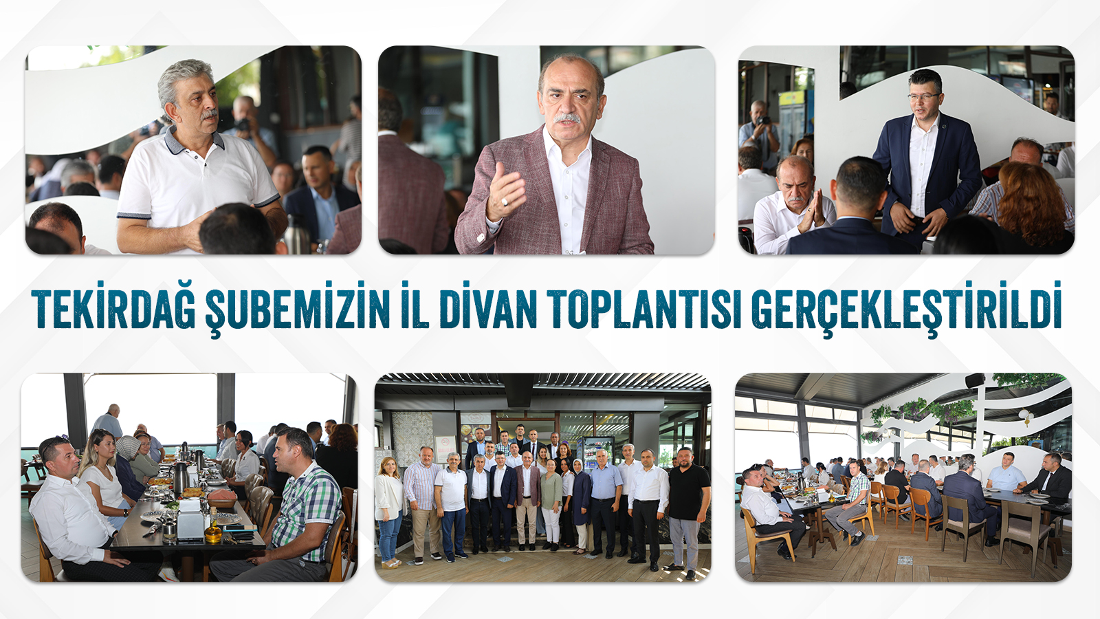 TEKİRDAĞ ŞUBEMİZİN İL DİVAN TOPLANTISI GERÇEKLEŞTİRİLDİ