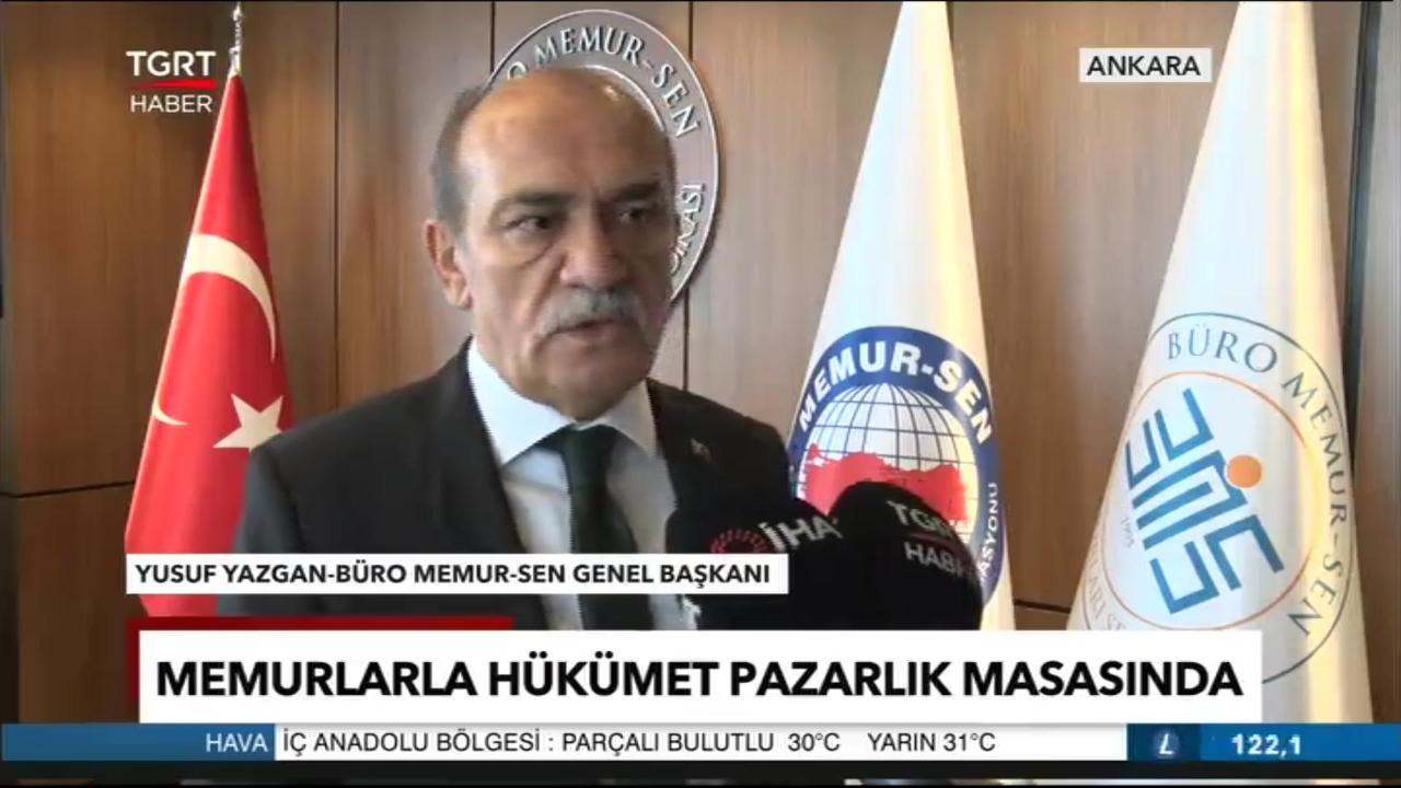 GENEL BAŞKANIMIZ YUSUF YAZGAN, TGRT HABER’DE